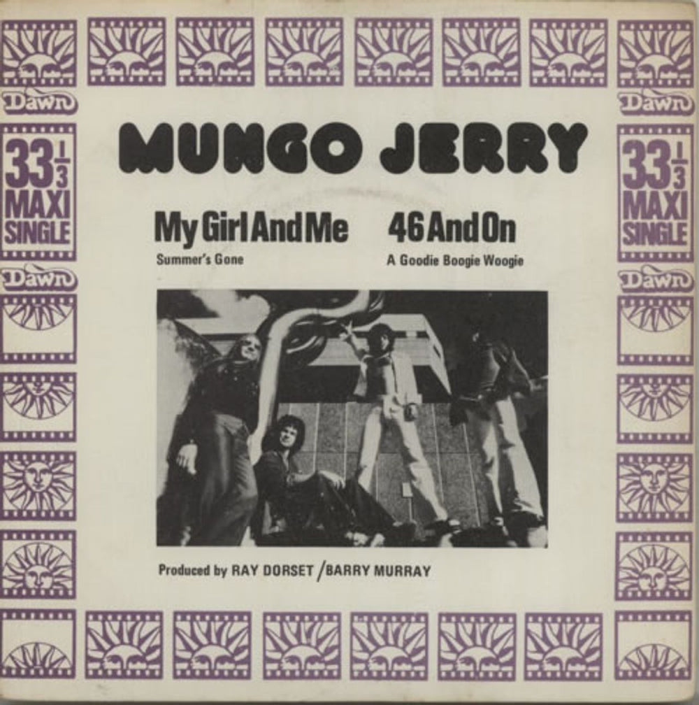 Mungo Jerry My Girl And Me EP UK 7" vinyl single (7 inch record / 45) DNX2515