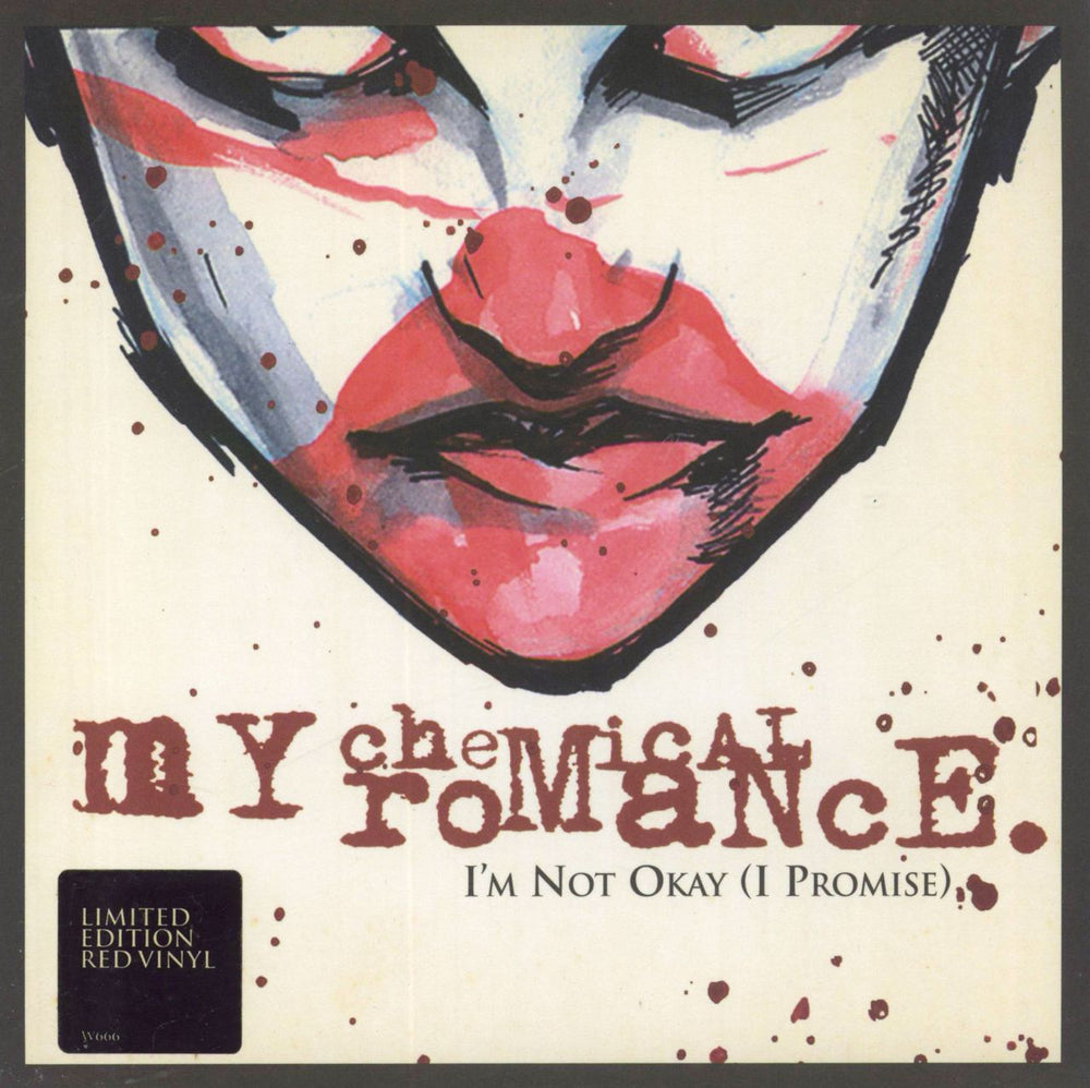 My Chemical Romance I'm Not OK (I Promise) UK 7" vinyl single (7 inch record / 45) W666