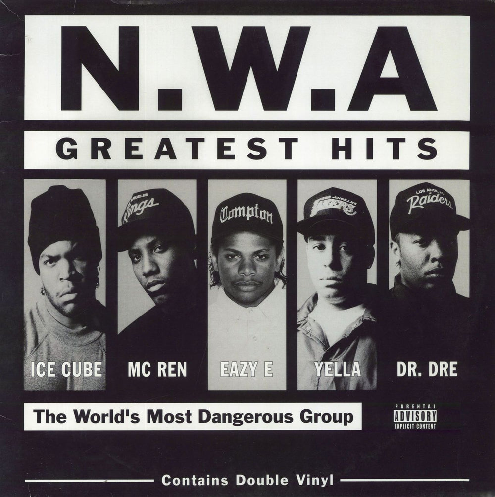 N.W.A. Greatest Hits UK 2-LP vinyl record set (Double LP Album) 72435-40932-1-0