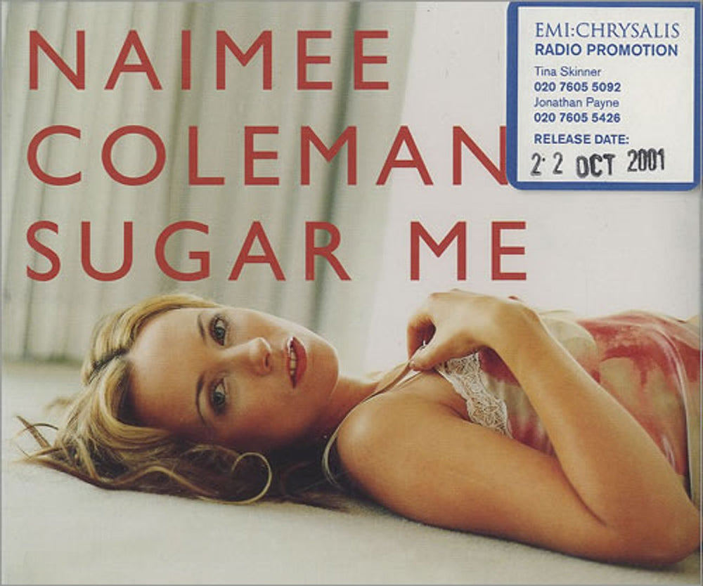 Naimee Coleman Sugar Me UK Promo CD single (CD5 / 5") CDMEEDJ006