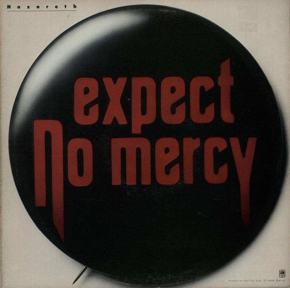 Nazareth Expect No Mercy Promotion Sampler US 12" vinyl single (12 inch record / Maxi-single) SP-4666-SPECIAL