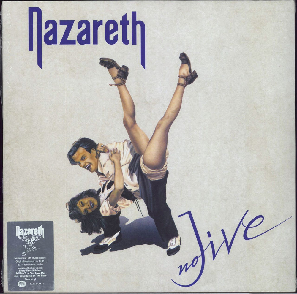 Nazareth No Jive - Clear Vinyl - Sealed UK vinyl LP album (LP record) SALVO405LP