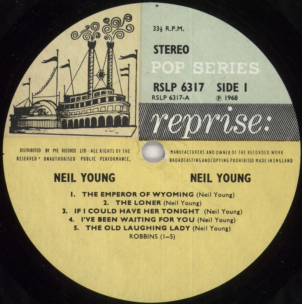 Neil Young Neil Young - 1st - EX UK vinyl LP album (LP record) YOULPNE432886