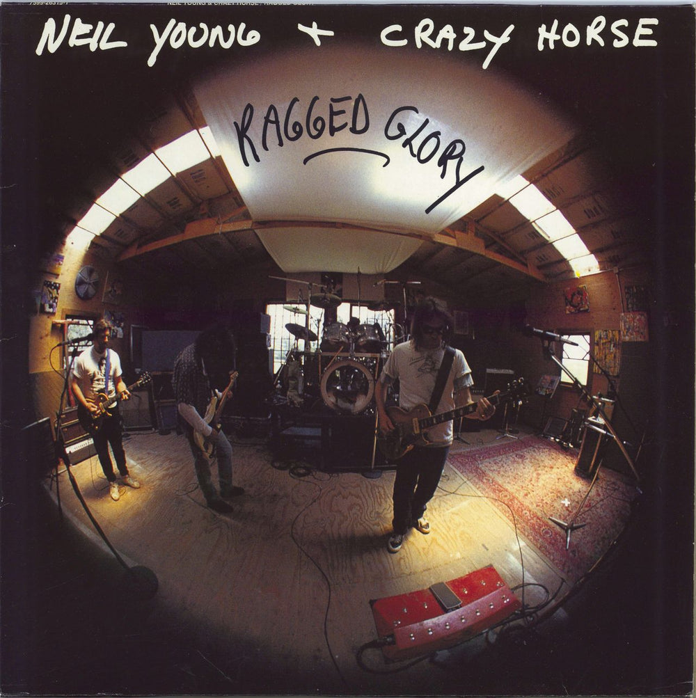 Neil Young Ragged Glory - VG UK vinyl LP album (LP record) WX374