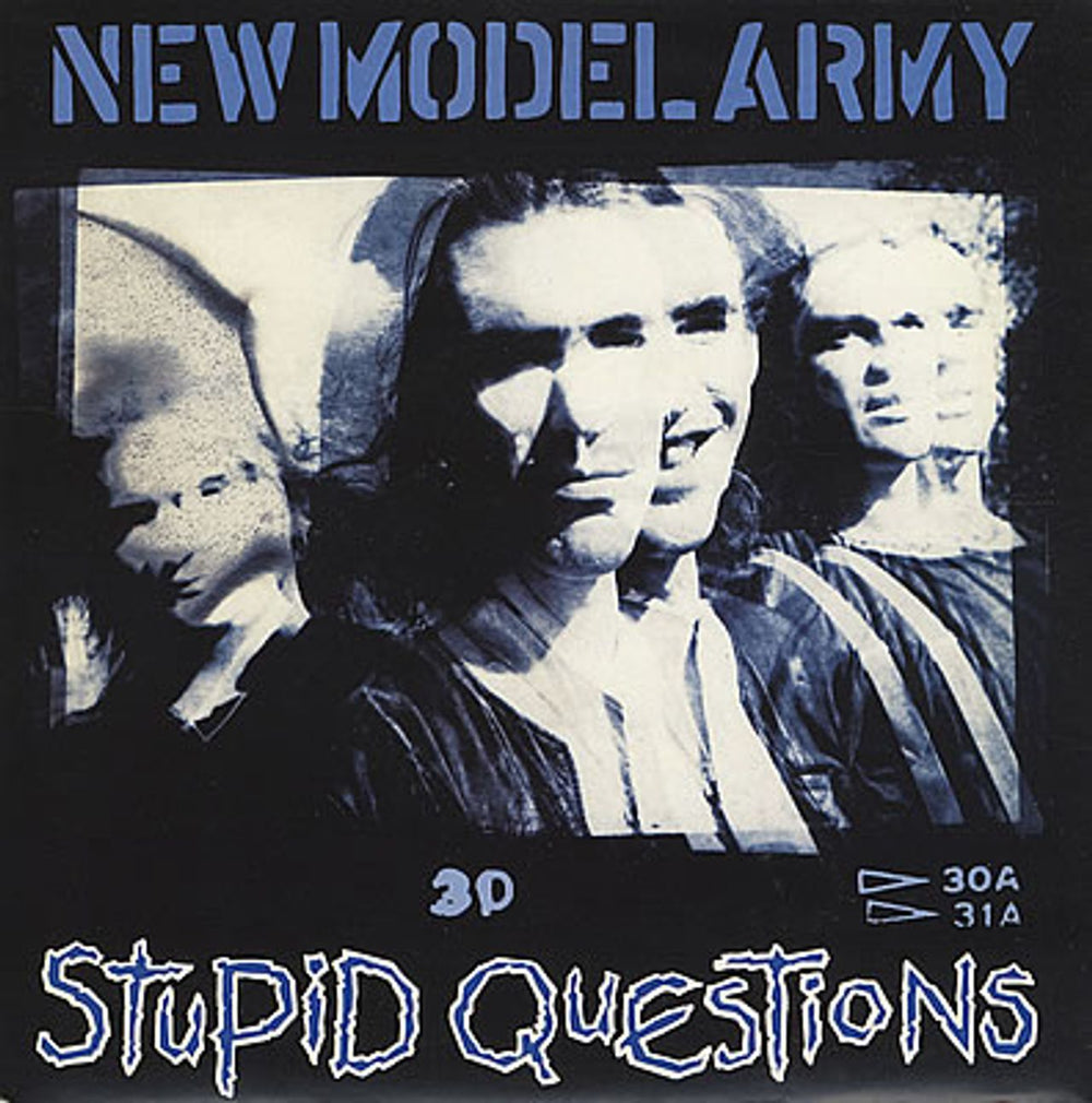 New Model Army Stupid Questions UK 7" vinyl single (7 inch record / 45) NMA7