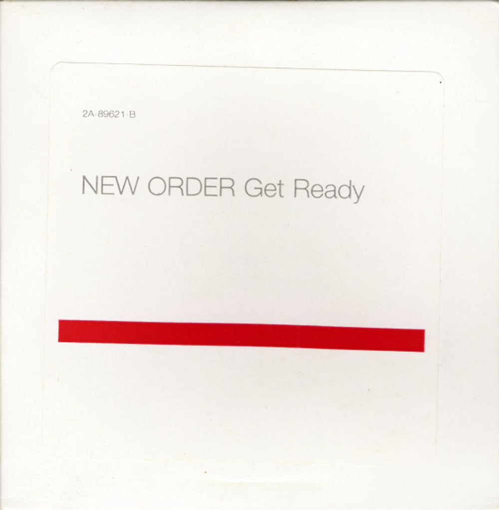 New Order Get Ready UK Promo CD album (CDLP) 2A-89621-B