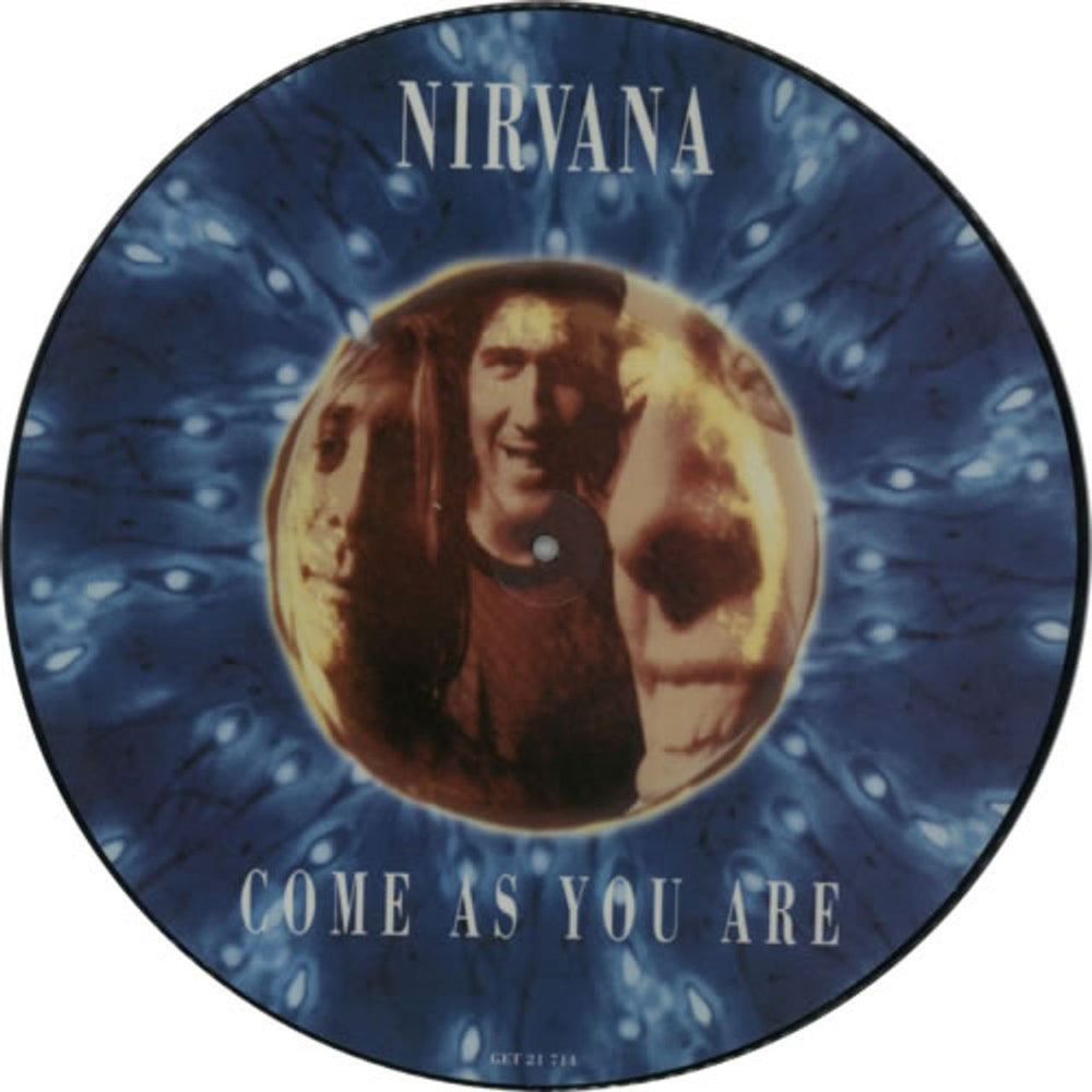 Nirvana (US) Come As You Are German 12" vinyl picture disc (12 inch picture record) GET21714