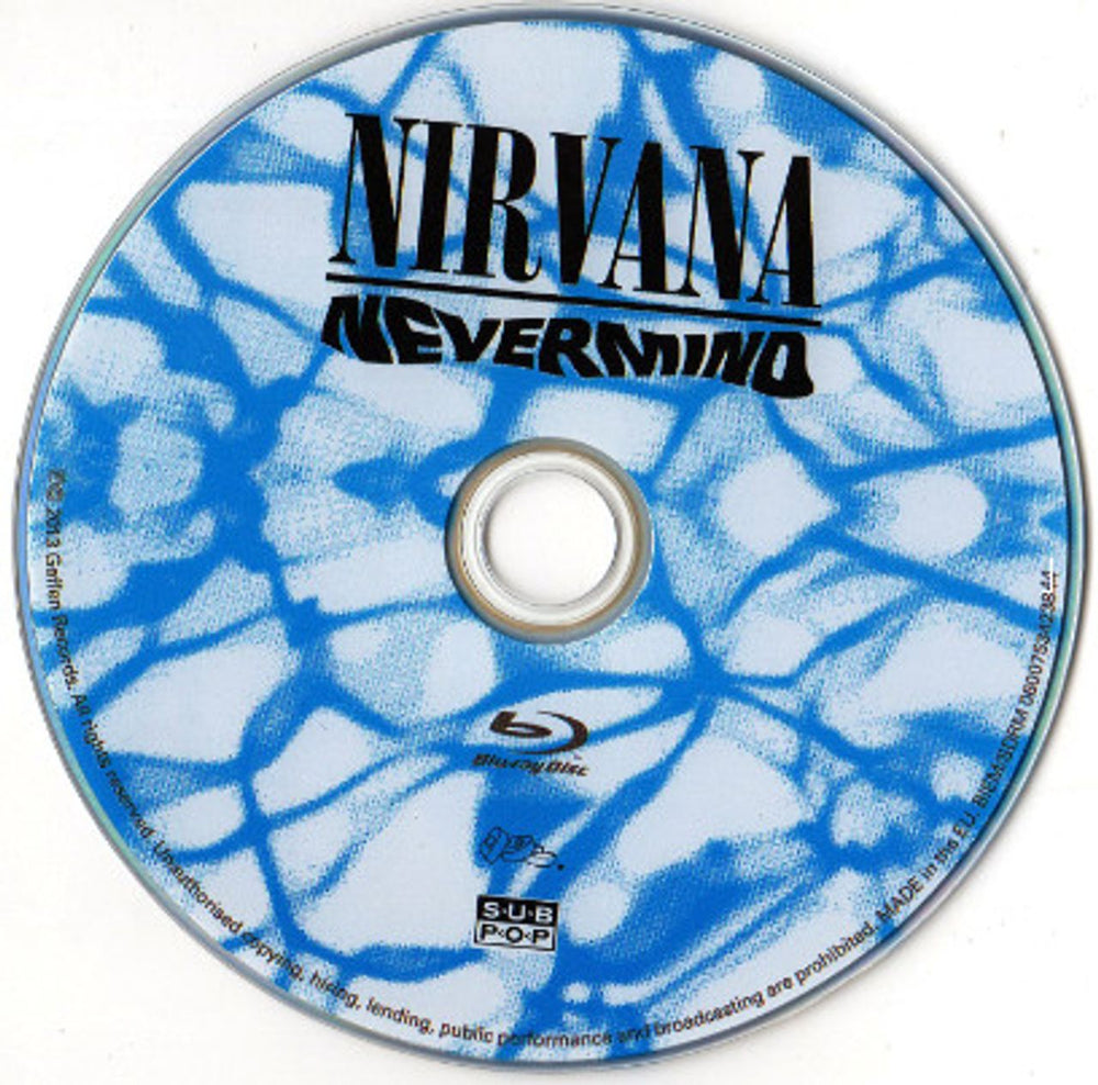 Nirvana (US) Nevermind UK Blu Ray Audio NIRABNE772821