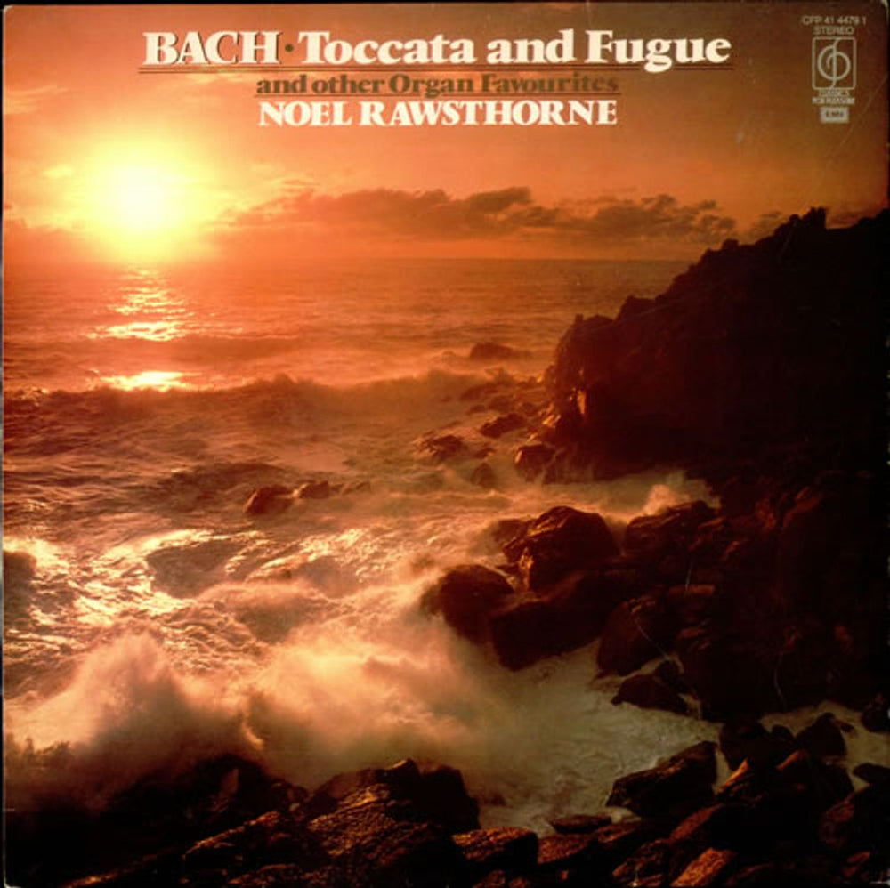 Noel Rawsthorne Bach: Toccata And Fugue And Other Organ Favourites UK vinyl LP album (LP record) CFP4144791