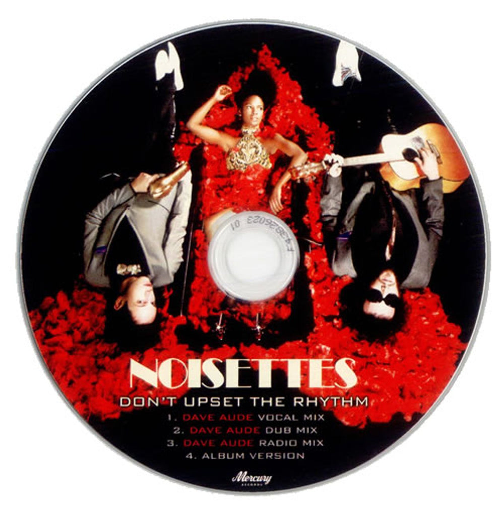 Noisettes Don't Upset The Rhythm US Promo CD-R acetate CDR ACETATE