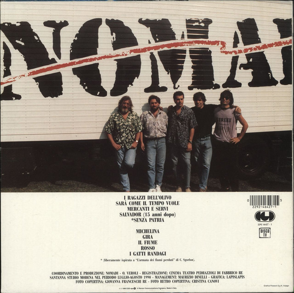 Nomadi Solo Nomadi Italian vinyl LP album (LP record)