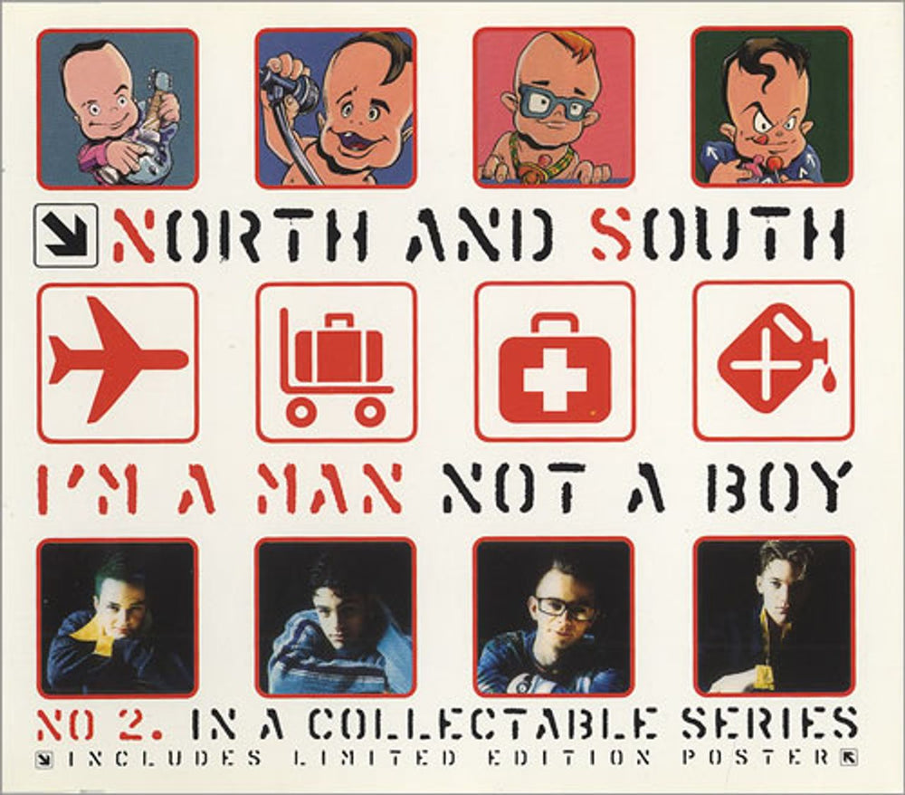 North & South I'm A Man Not A Boy UK CD single (CD5 / 5") 461152