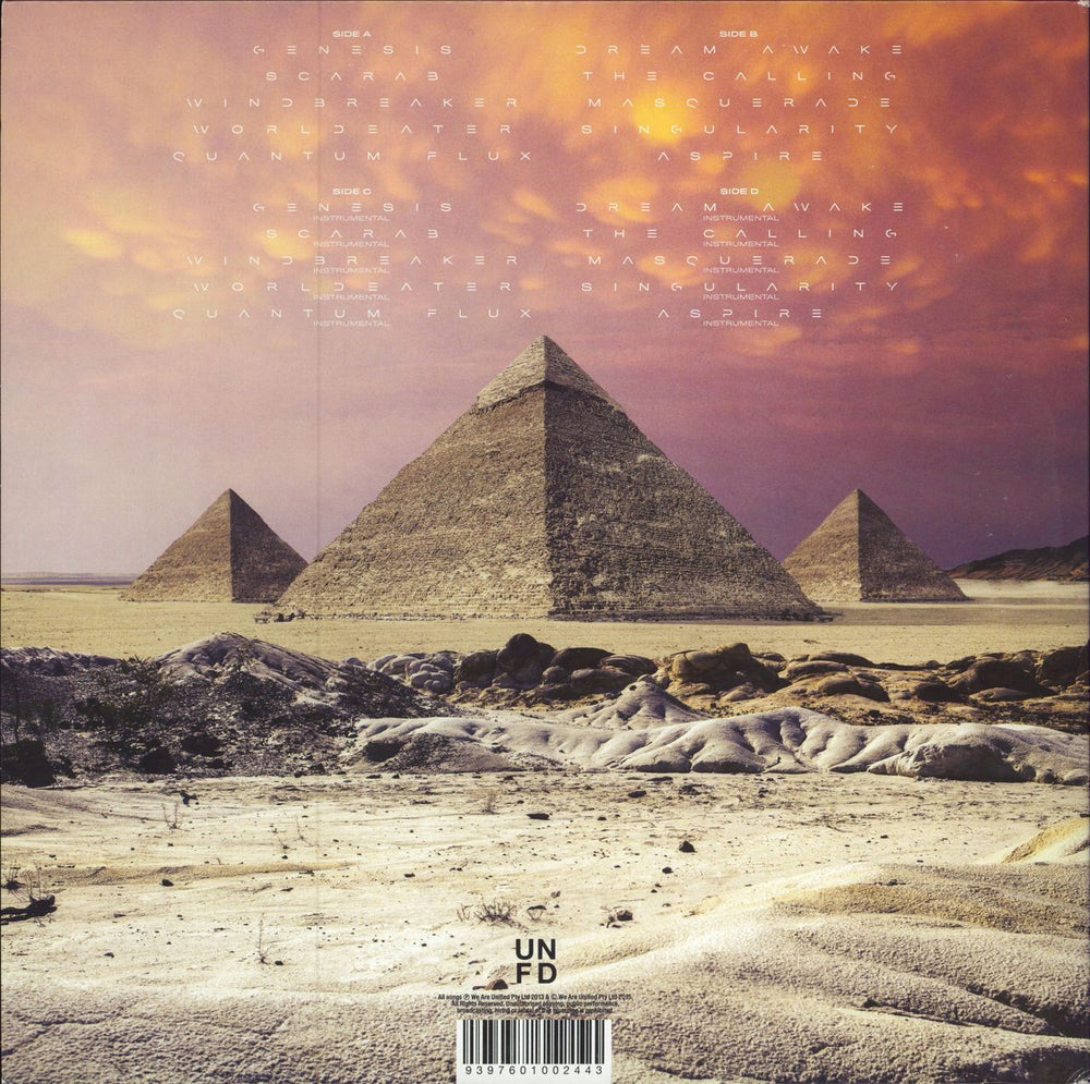 Northlane Singularity - Clear with Splatter Vinyl Australian 2-LP vinyl record set (Double LP Album)