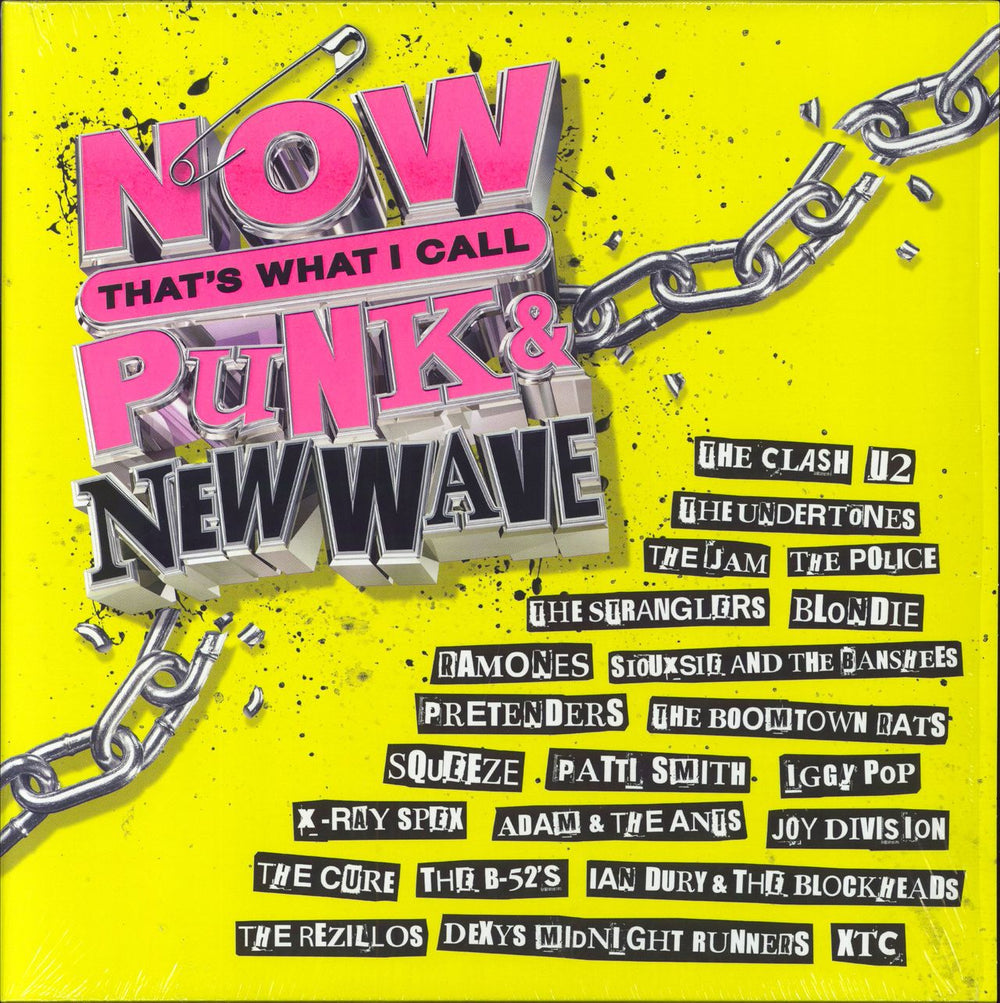 Now That's What I Call Music Now That’s What I Call Punk & New Wave - Pink Vinyl UK 2-LP vinyl record set (Double LP Album) 0194399460917