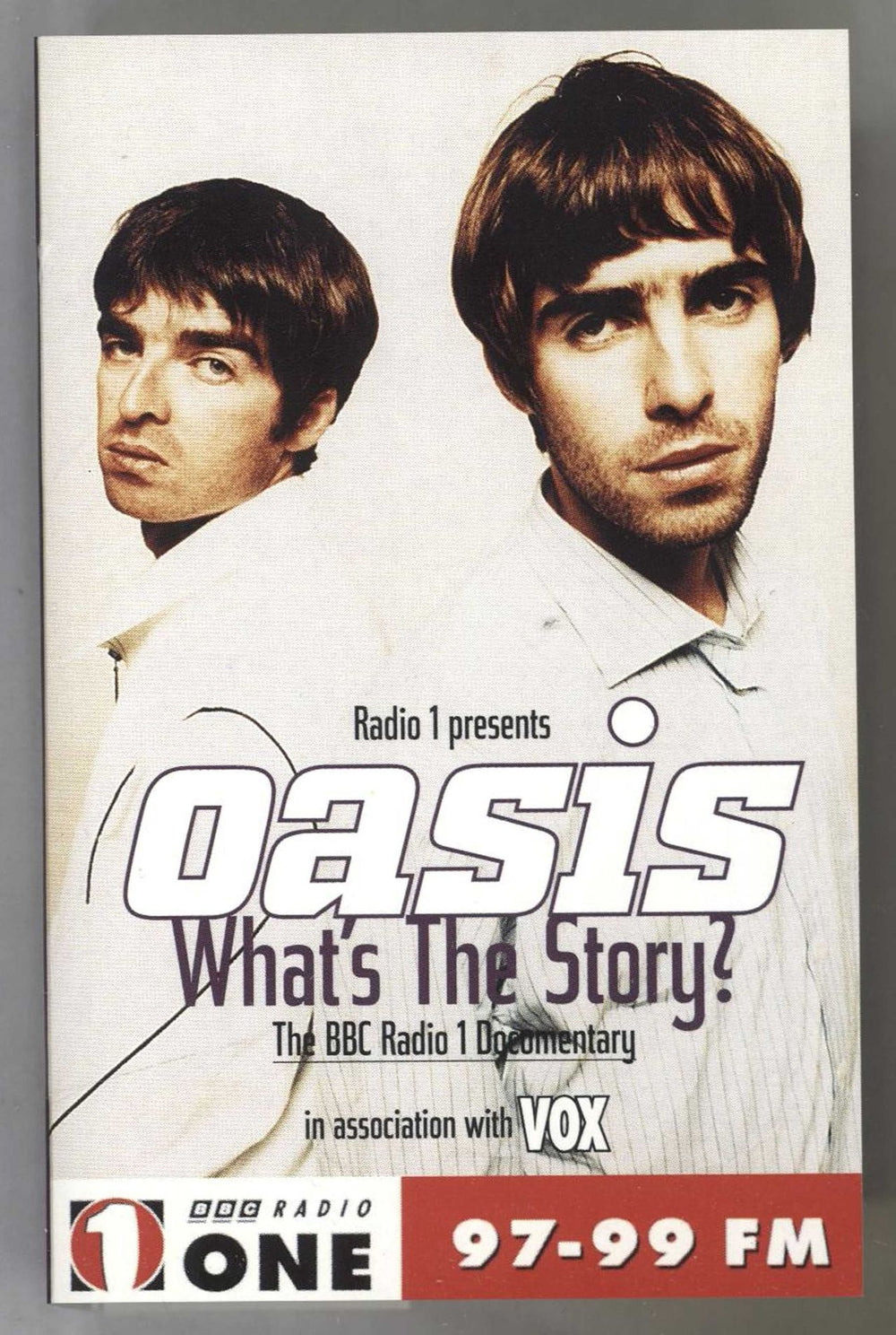 Oasis What's The Story? UK Promo cassette album VOXDOC96