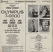 Original Cast Recording Olympus 7-000 US vinyl LP album (LP record)