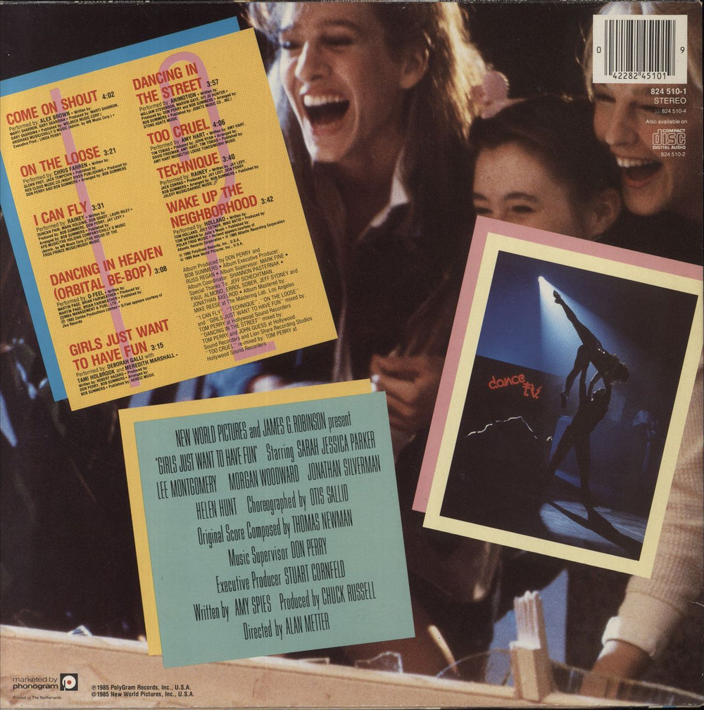 Original Soundtrack Girls Just Want To Have Fun Dutch vinyl LP album (LP record)