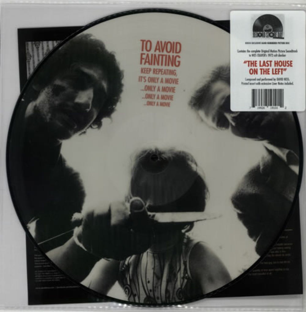 Original Soundtrack The Last House On The Left - RSD - Numbered UK picture disc LP (vinyl picture disc album) 719926191012