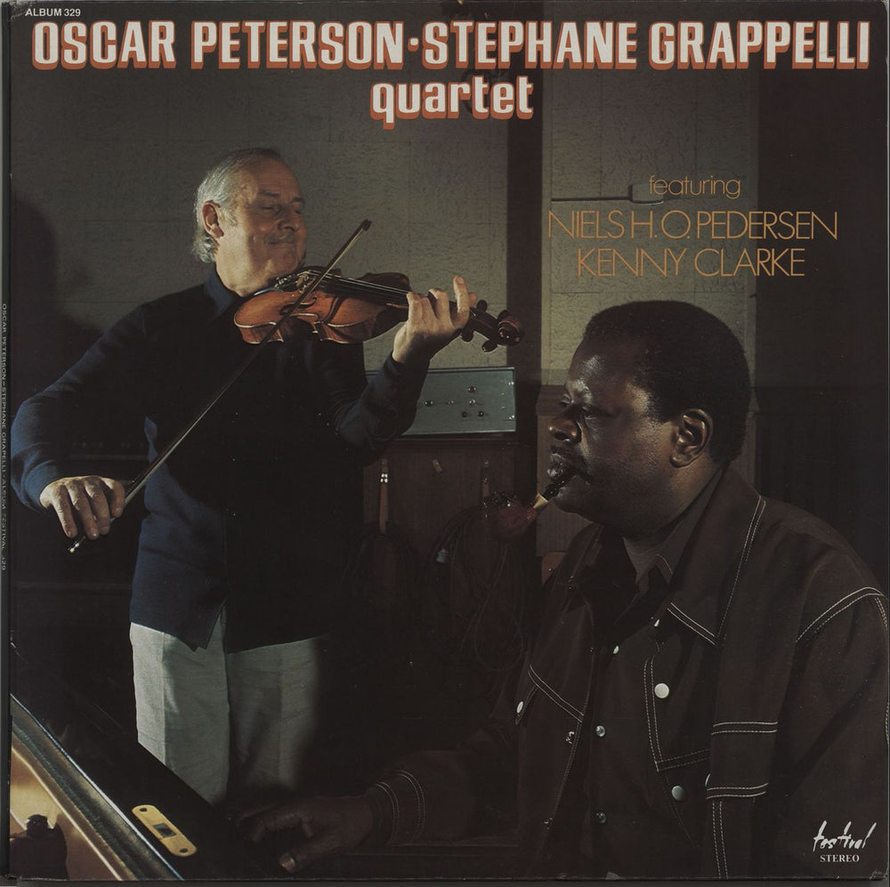 Oscar Peterson Oscar Peterson - Stéphane Grappelli Quartet French 2-LP vinyl record set (Double LP Album) ALB329