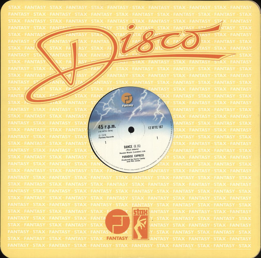 Paradise Express Dance UK 12" vinyl single (12 inch record / Maxi-single) 12XFTXC167