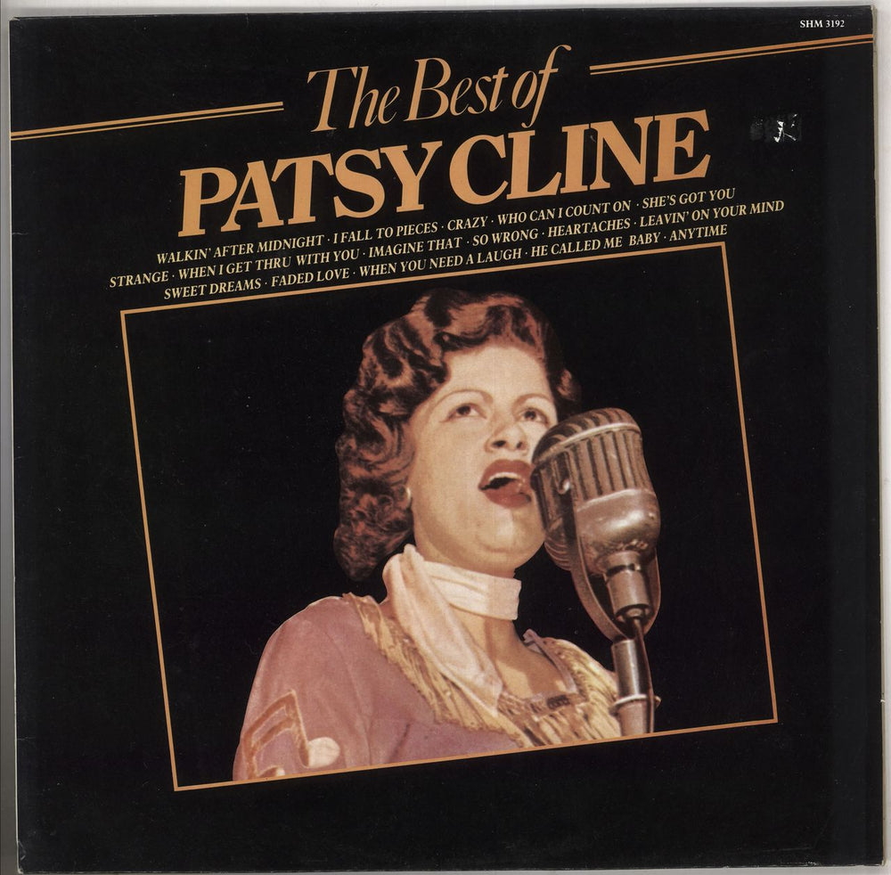 Patsy Cline The Best Of UK vinyl LP album (LP record) SHM3192