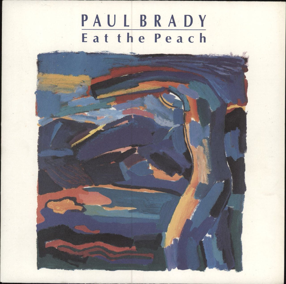 Paul Brady Eat The Peach UK 7" vinyl single (7 inch record / 45) MER241