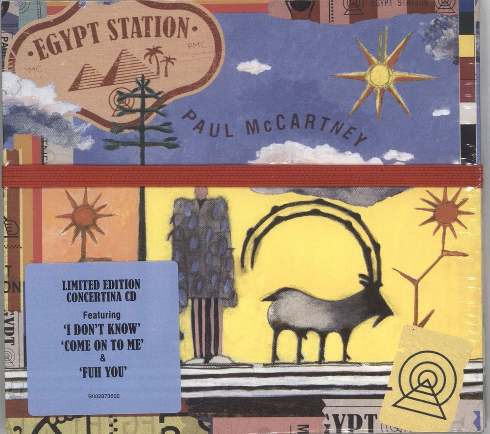 Paul McCartney and Wings Egypt Station - Concertina Sleeve - Sealed US CD album (CDLP) B002873602