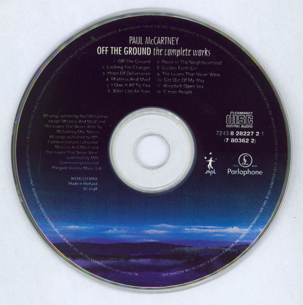 Paul McCartney and Wings Off The Ground - The Complete Works Dutch 2 CD album set (Double CD) 724382822721