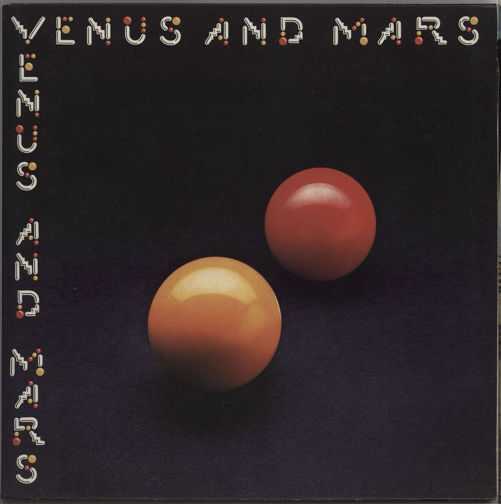 Paul McCartney and Wings Venus And Mars + Posters + One sticker UK vinyl LP album (LP record) PCTC254