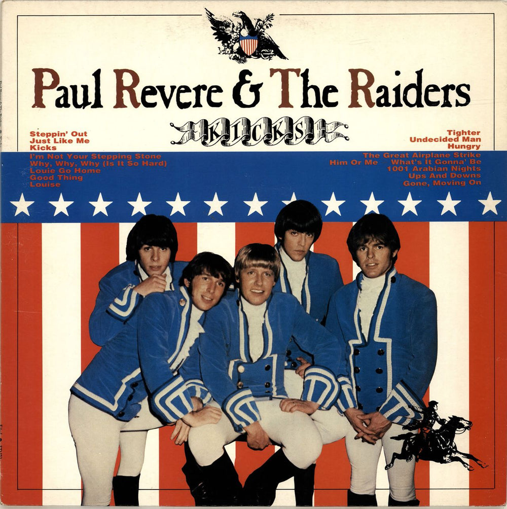 Paul Revere & The Raiders Kicks + booklet UK vinyl LP album (LP record) ED123