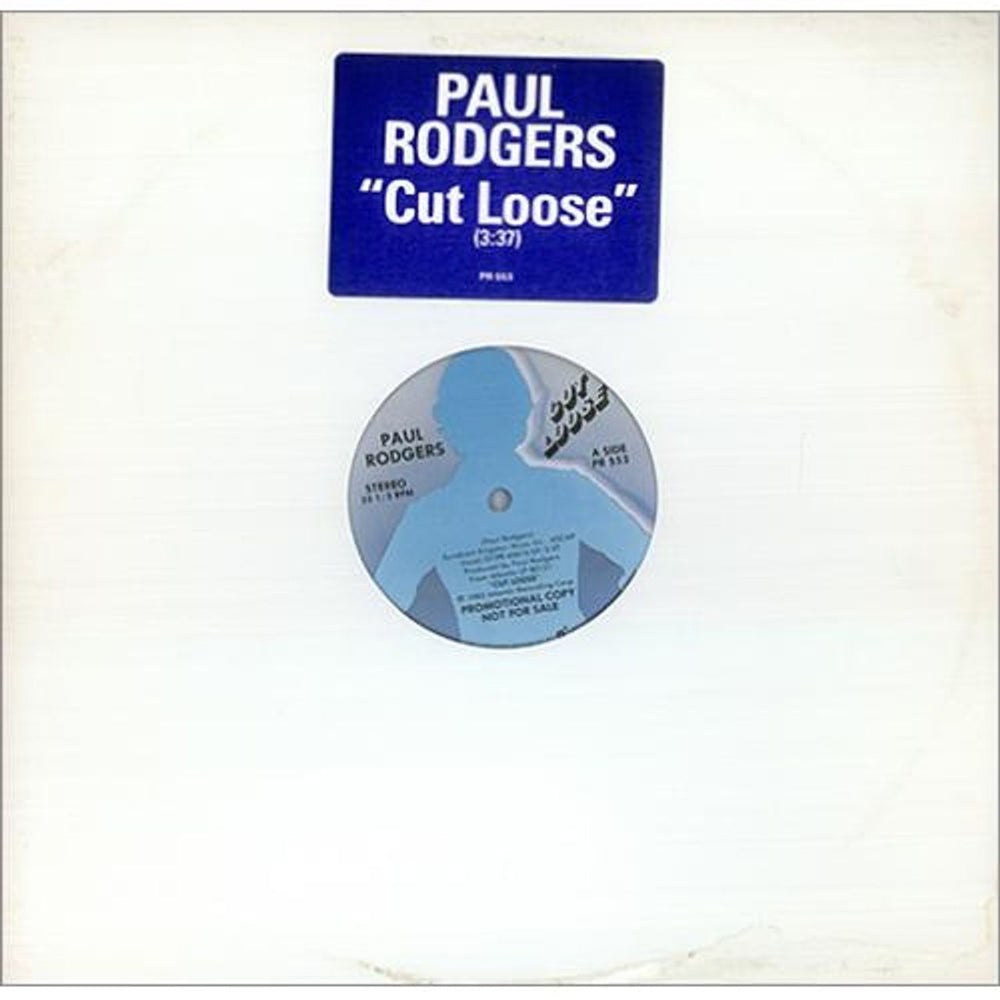 Paul Rodgers Cut Loose US Promo 12" vinyl single (12 inch record / Maxi-single) PR553