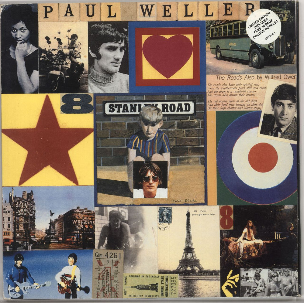 Paul Weller Stanley Road + Booklet UK vinyl LP album (LP record) 828619-1