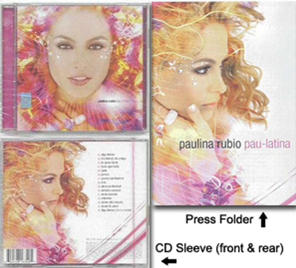 Paulina Rubio Pau-Latina Mexican CD album (CDLP) 9816340