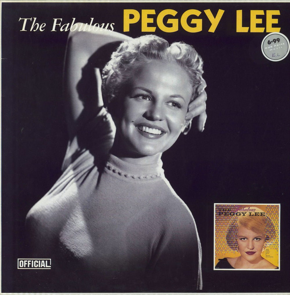 Peggy Lee The Fabulous Peggy Lee Danish vinyl LP album (LP record) 12002