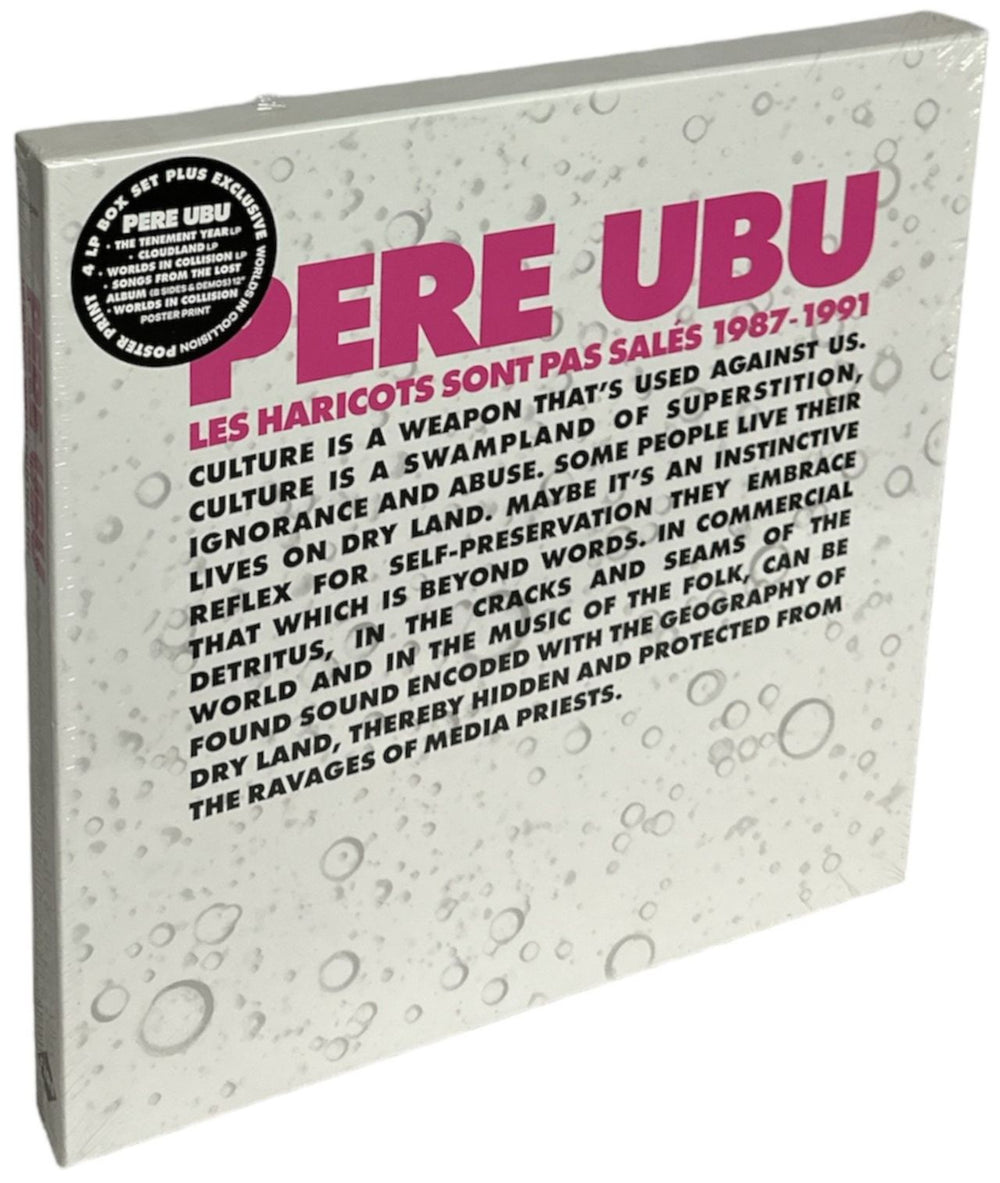 Pere Ubu Les Haricots Sont Pas Sales 1987-1991 - Sealed + Hype Sticker UK Vinyl Box Set FIRELP459