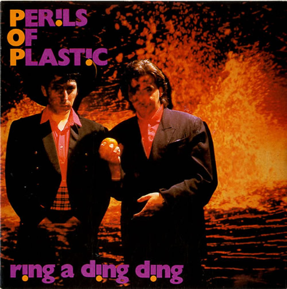 Perils Of Plastic Ring A Ding Ding UK 7" vinyl single (7 inch record / 45) YZ61