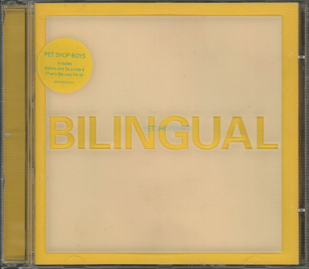 Pet Shop Boys Bilingual UK CD album (CDLP) CDPSD170