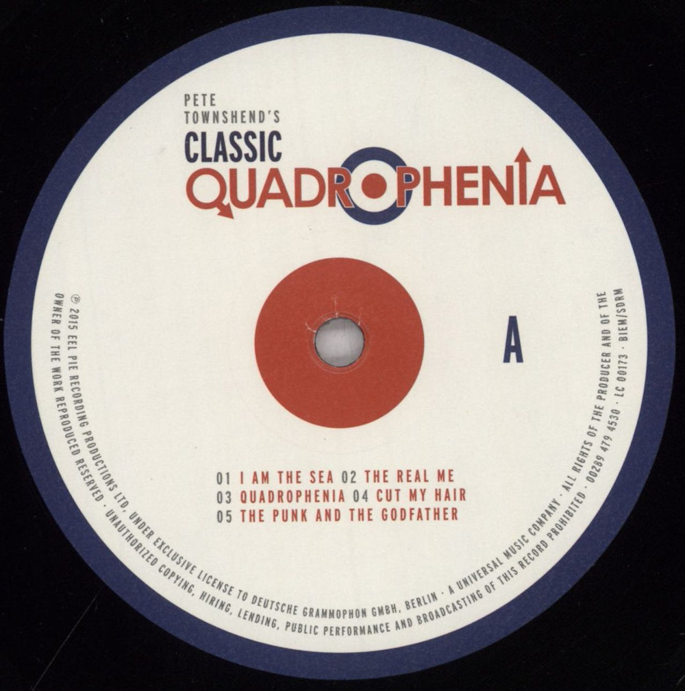 Pete Townshend Pete Townshend's Classic Quadrophenia UK 2-LP vinyl record set (Double LP Album) TOW2LPE831393