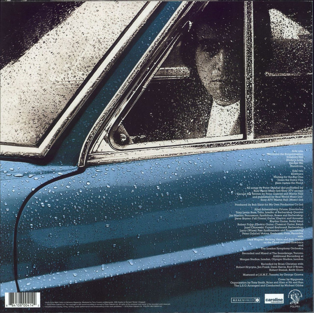 Peter Gabriel Peter Gabriel: Half Speed Mastered - 180 Gram Vinyl UK vinyl LP album (LP record) 884108004142