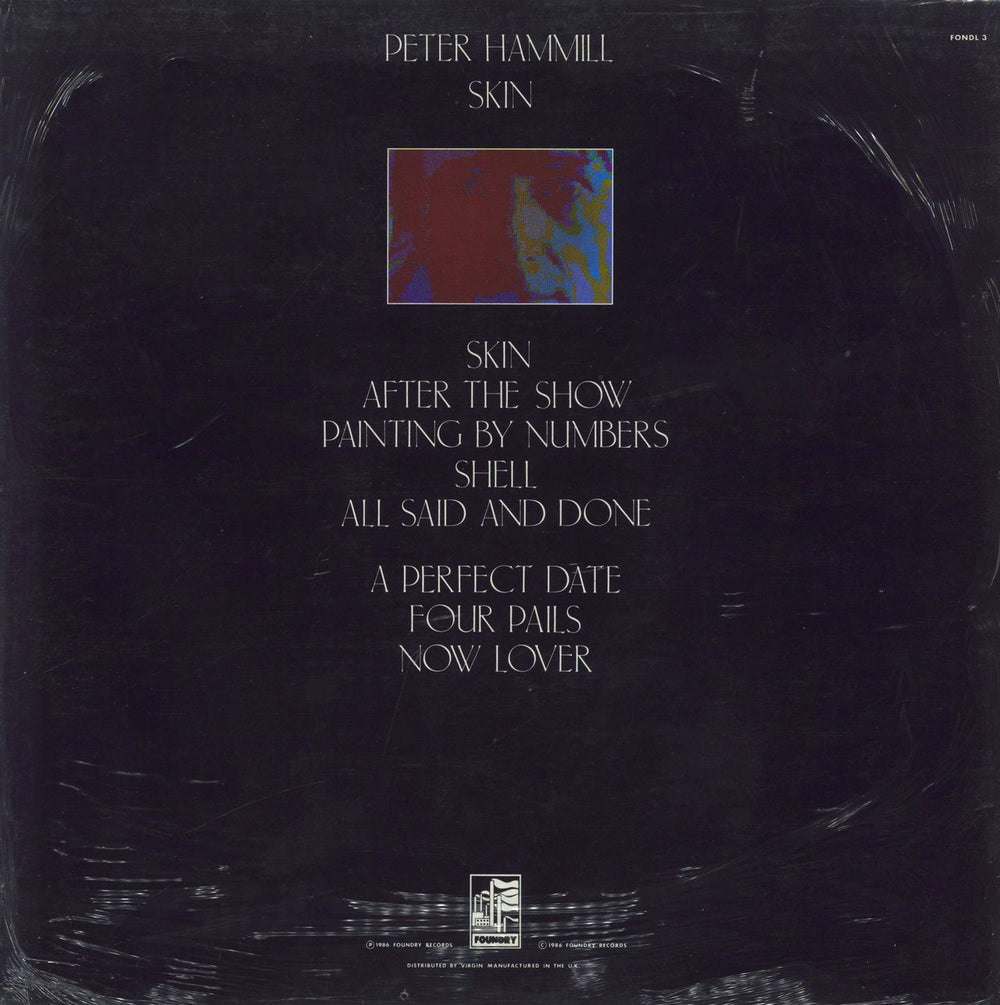 Peter Hammill Skin - Shrink UK vinyl LP album (LP record)