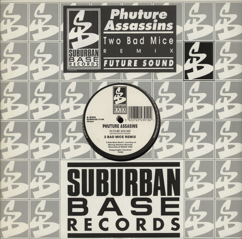 Phuture Assassins Future Sound (Two Bad Mice Remix) UK 12" vinyl single (12 inch record / Maxi-single) SUBBASE010R