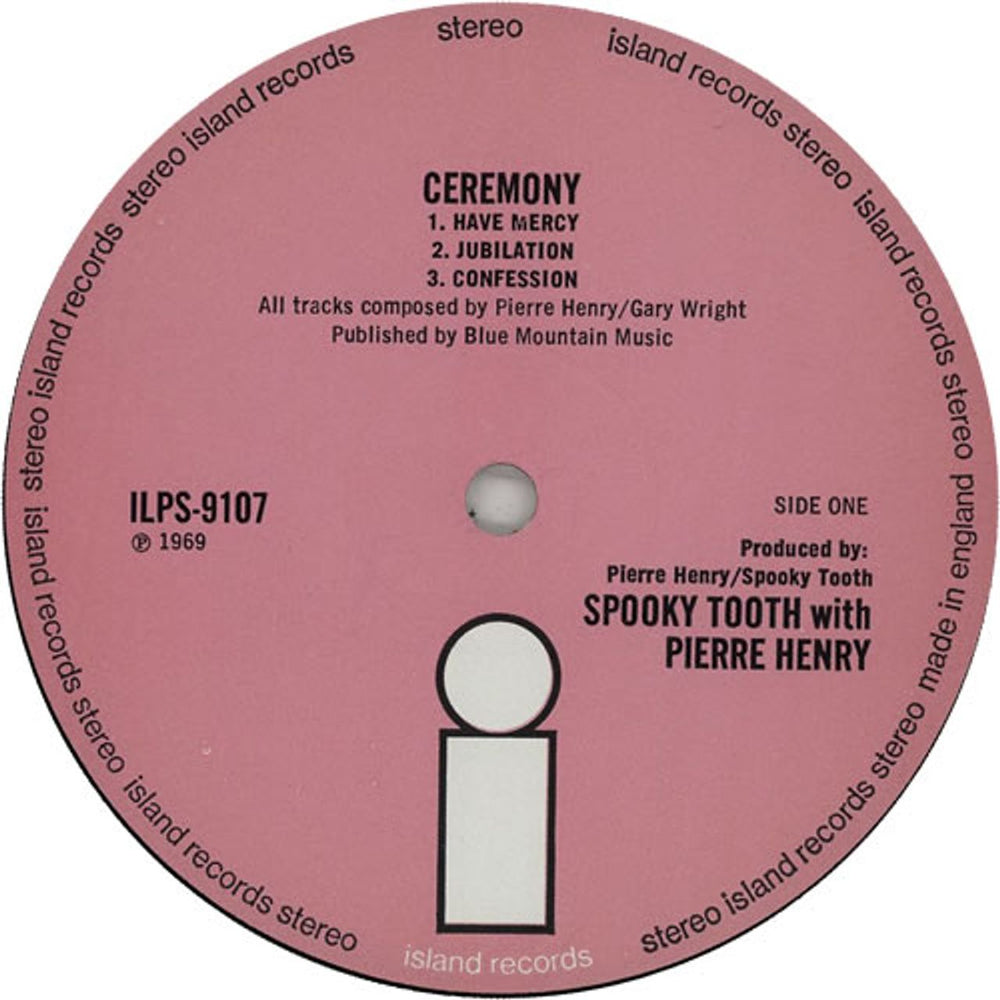 Pierre Henry & Spooky Tooth Ceremony - 1st UK vinyl LP album (LP record) P1HLPCE157832