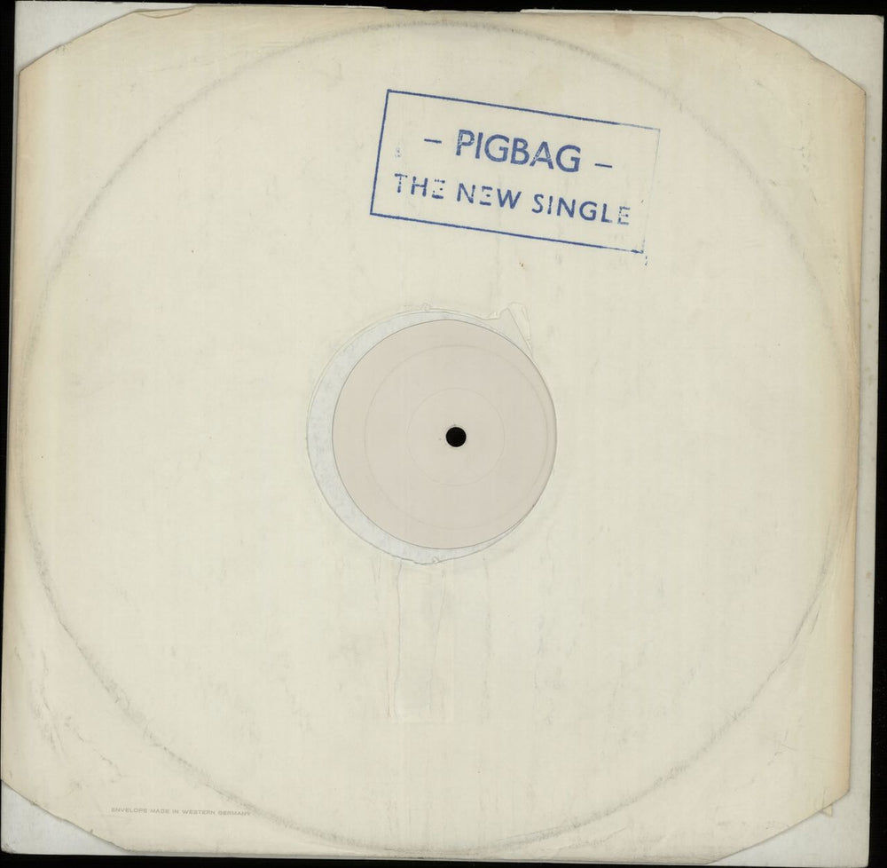 Pigbag Hit The 'O' Deck - White Label UK Promo 12" vinyl single (12 inch record / Maxi-single) YT101