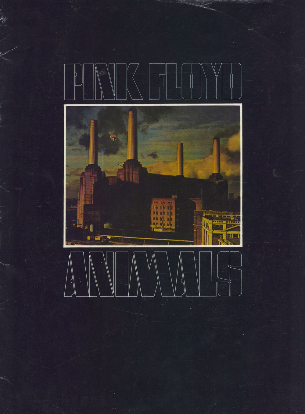 Pink Floyd Animals - VG + ticket stub UK tour programme TOUR PROGRAMME