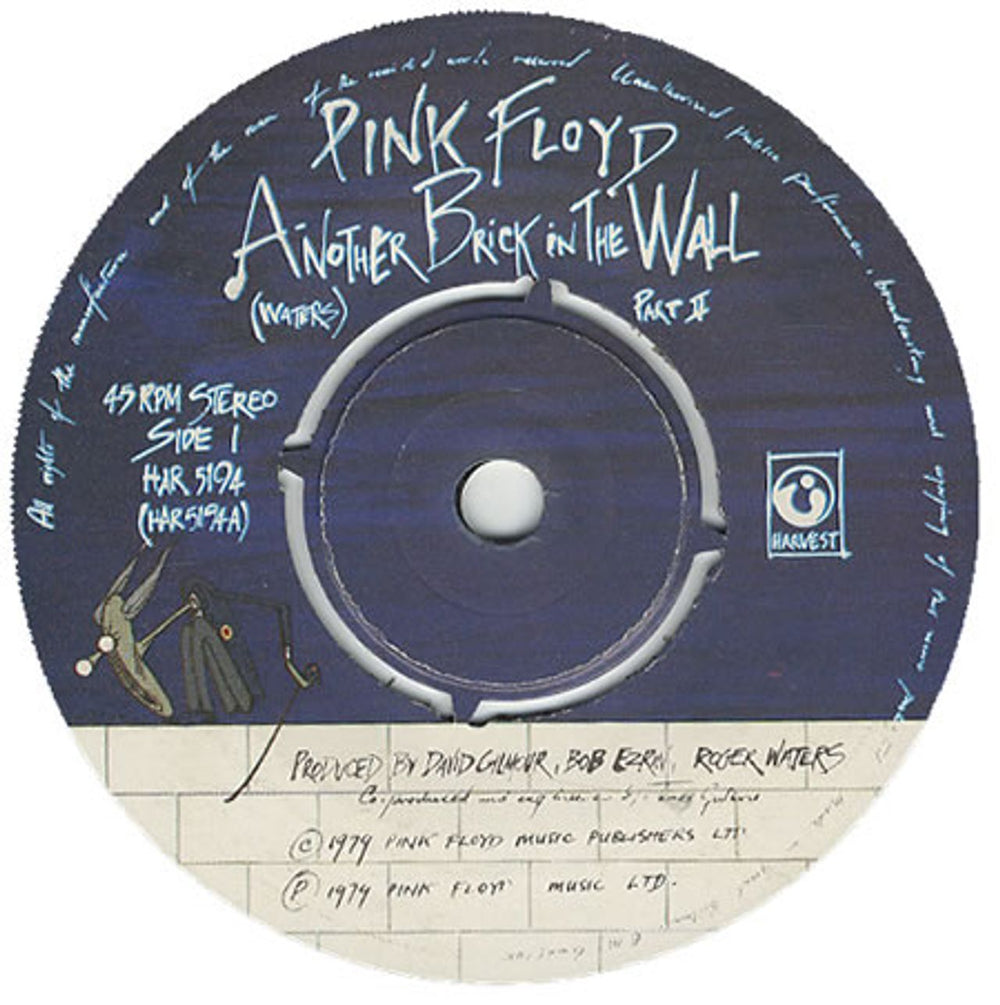 Pink Floyd Another Brick In The Wall Part II UK 7" vinyl single (7 inch record / 45) HAR5194