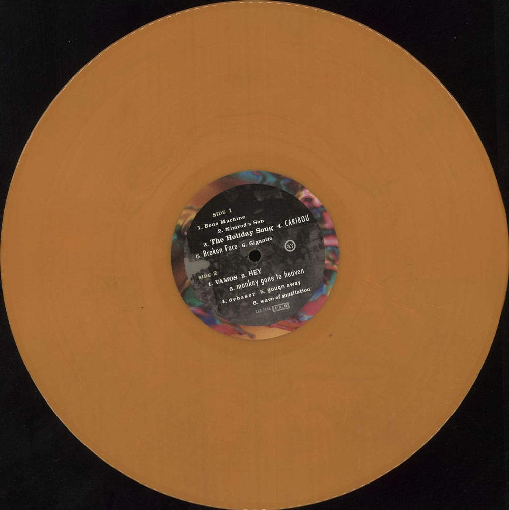 Pixies Wave Of Mutilation: Best Of - Orange Vinyl UK vinyl LP album (LP record) PIXLPWA733713