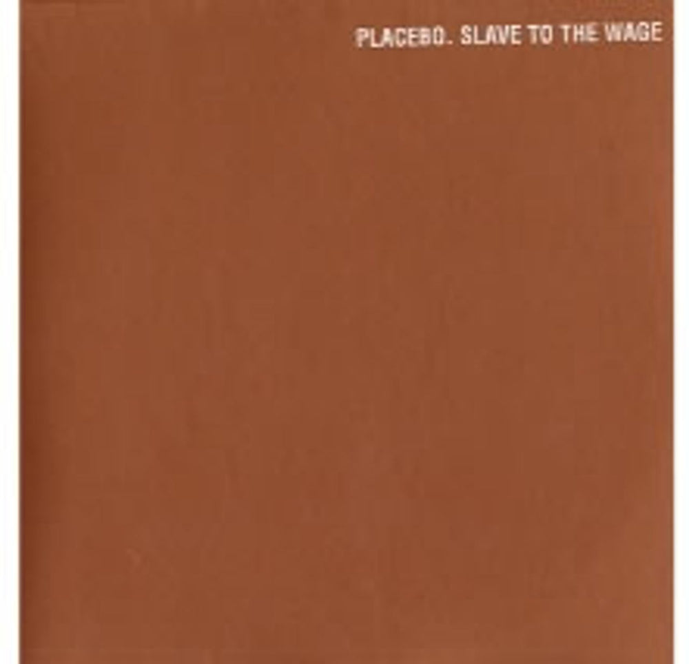 Placebo Slave To The Wage UK Promo CD single (CD5 / 5") FLOORCDP12