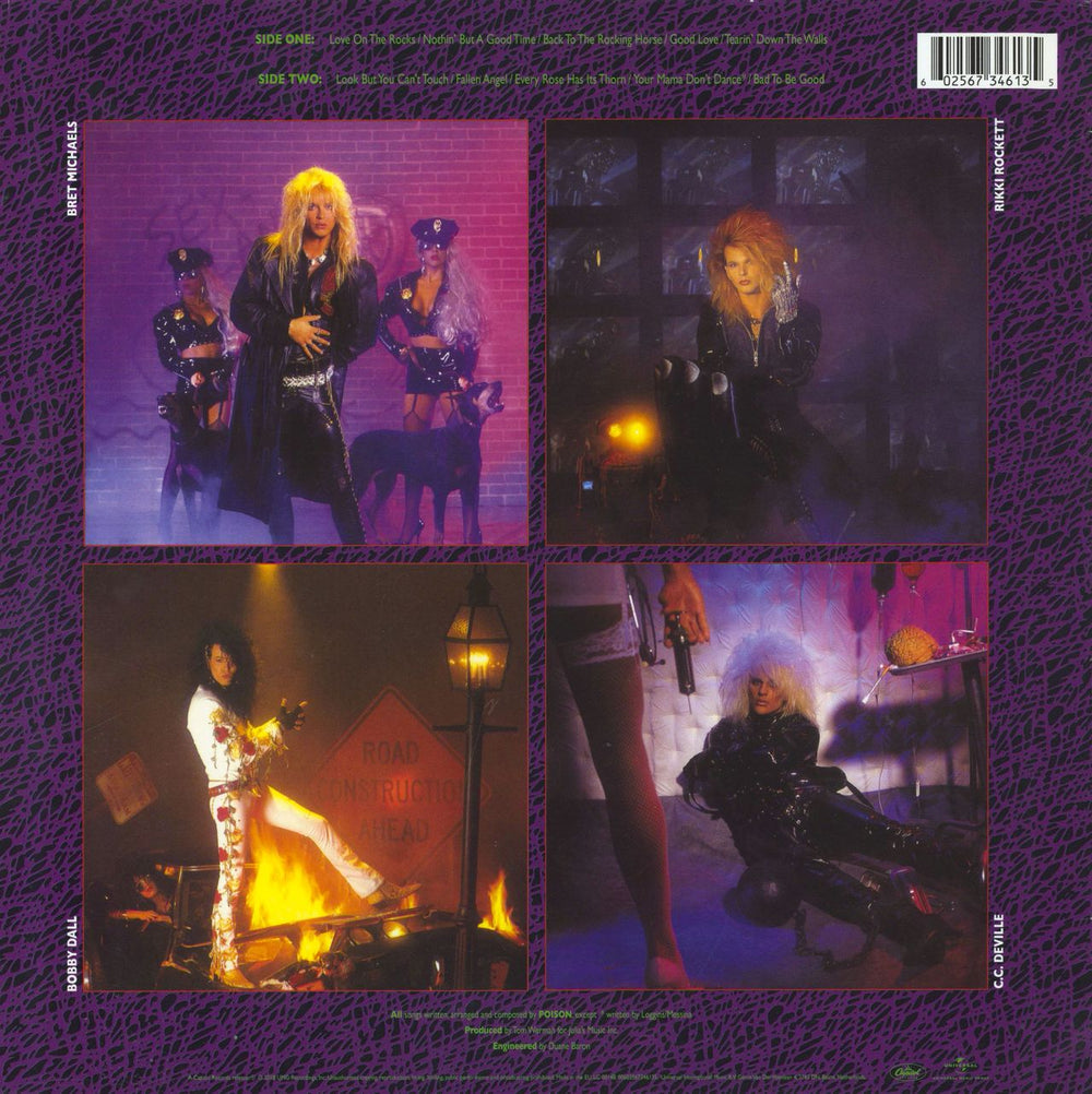 Poison Open Up And Say...Ahh! UK vinyl LP album (LP record) 602567346135