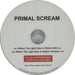 Primal Scream Where The Light Gets In + PR Japanese Promo CD-R acetate CD-R