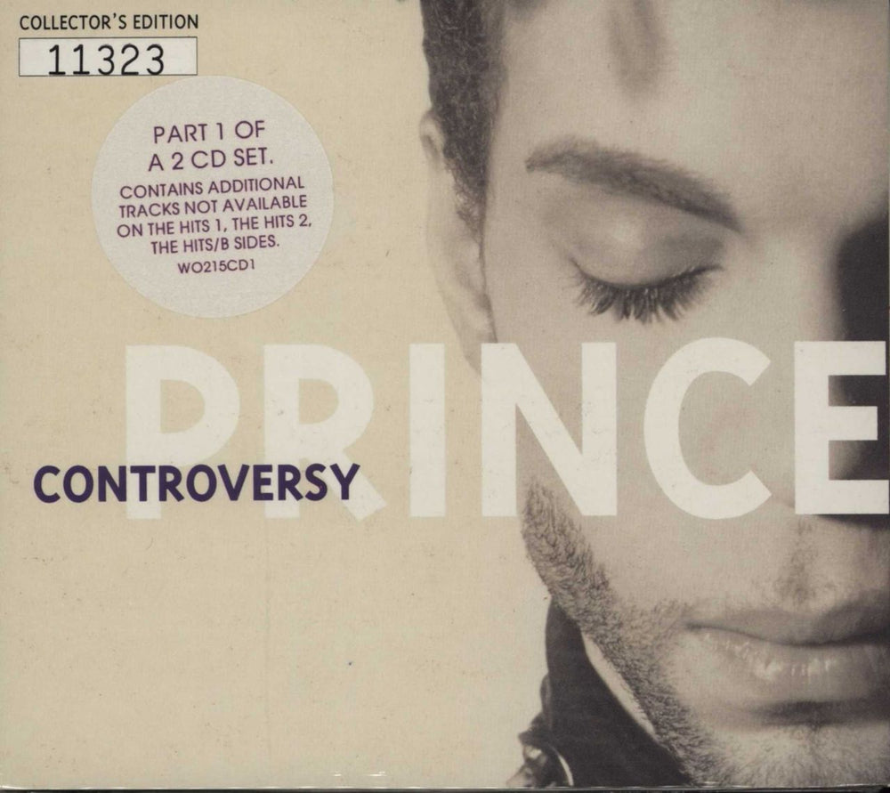 Prince Controversy Part 1 & 2 UK 2-CD single set (Double CD single) W0215CD1/2